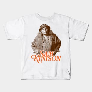 Retro Sam Kinison Sepia Tribute Kids T-Shirt